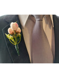 Lapela para Noivos Flores Casamento Broche 1un