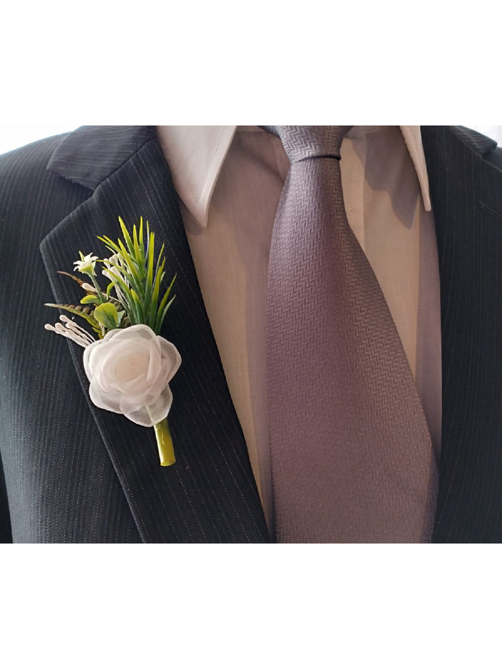 Lapela para Noivos Flores Casamento Broche 1un