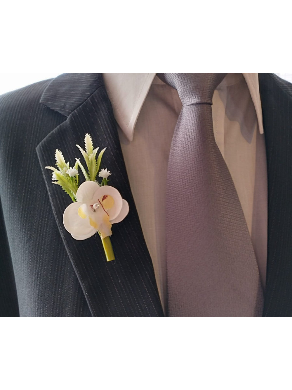 Lapela para Noivos Flores Casamento Broche 1un