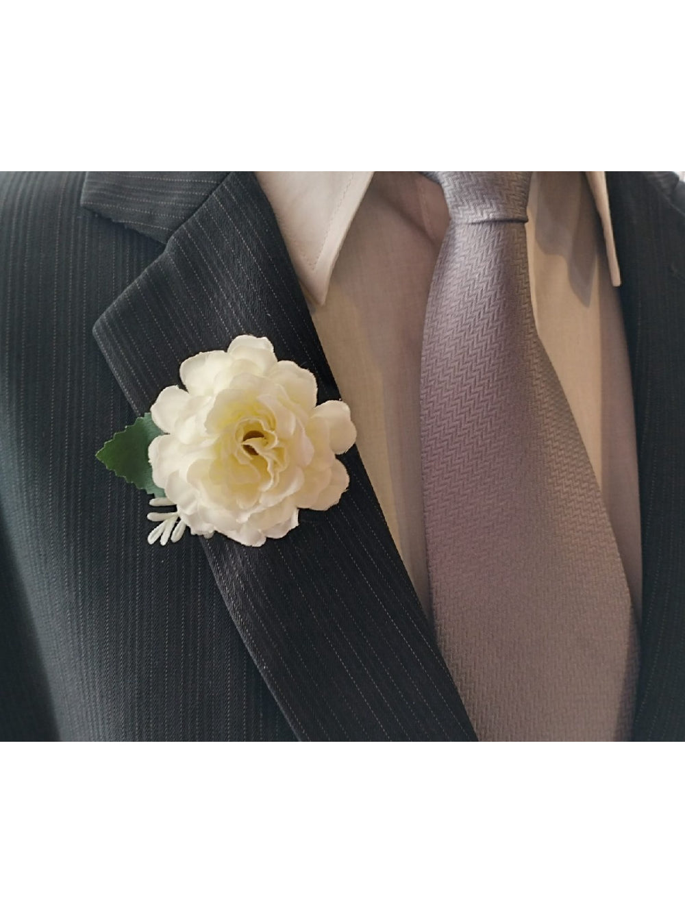 Lapela para Noivos Flores Casamento Broche 1un