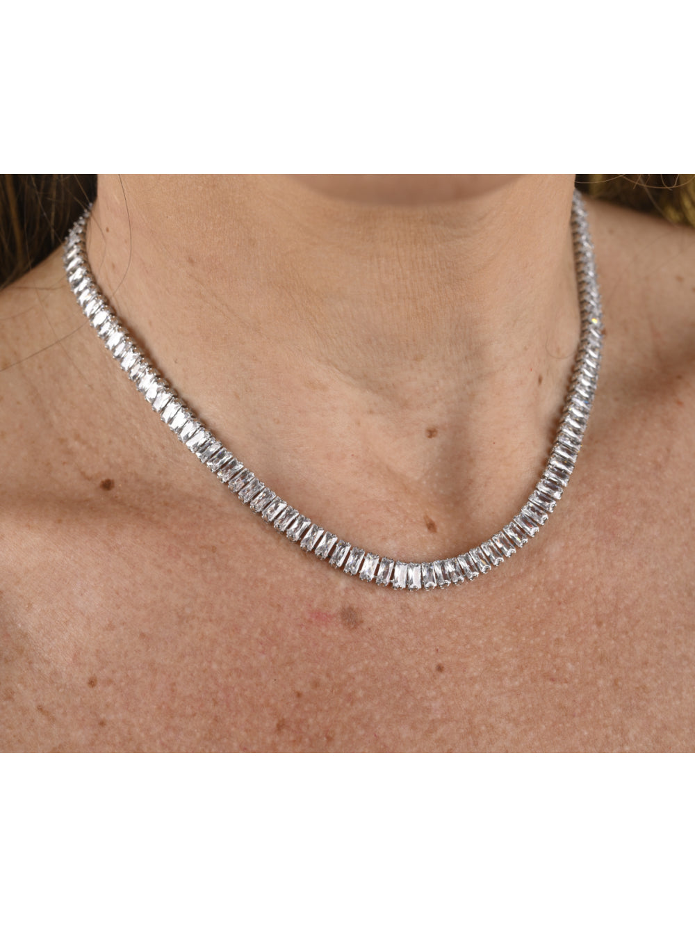 Colar Choker Riviera Brilho Festa Delicado Feminino