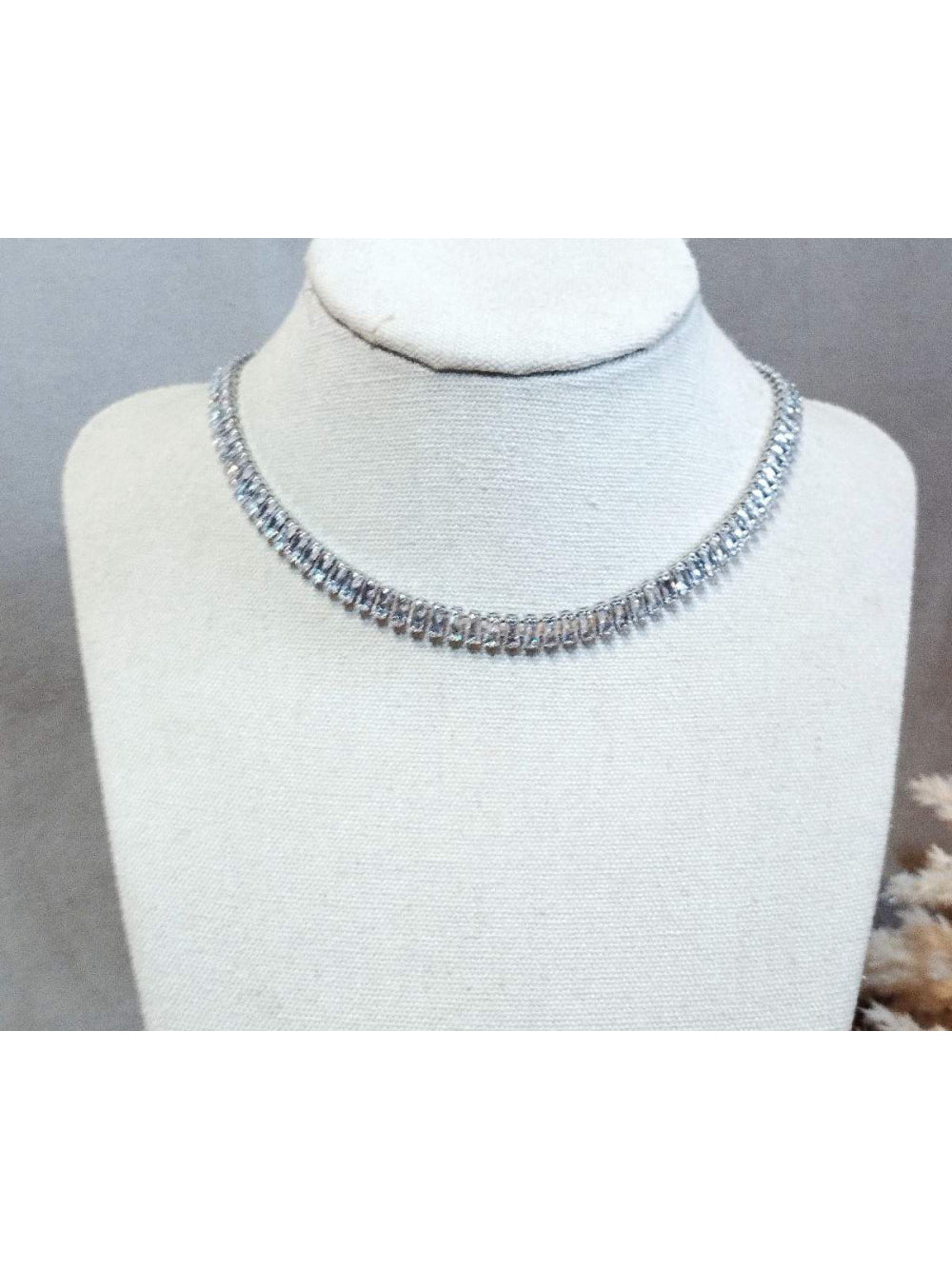 Colar Choker Riviera Brilho Festa Delicado Feminino