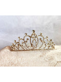 Coroa Strass e Cristais Delicada Noiva Debutante Festa