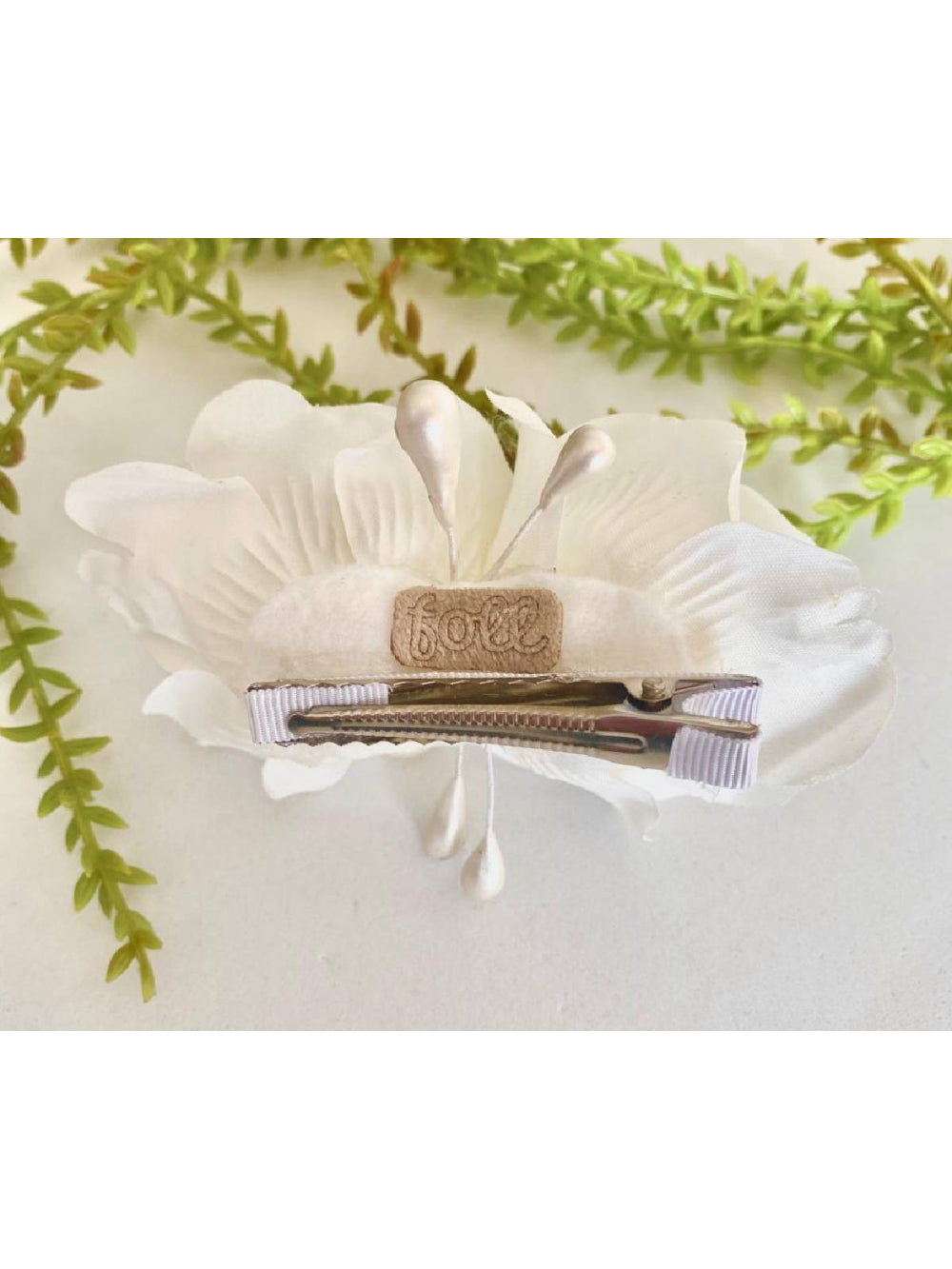 Arranjo Grinalda Flor de Cabelo Rosas Duplas para Noivas