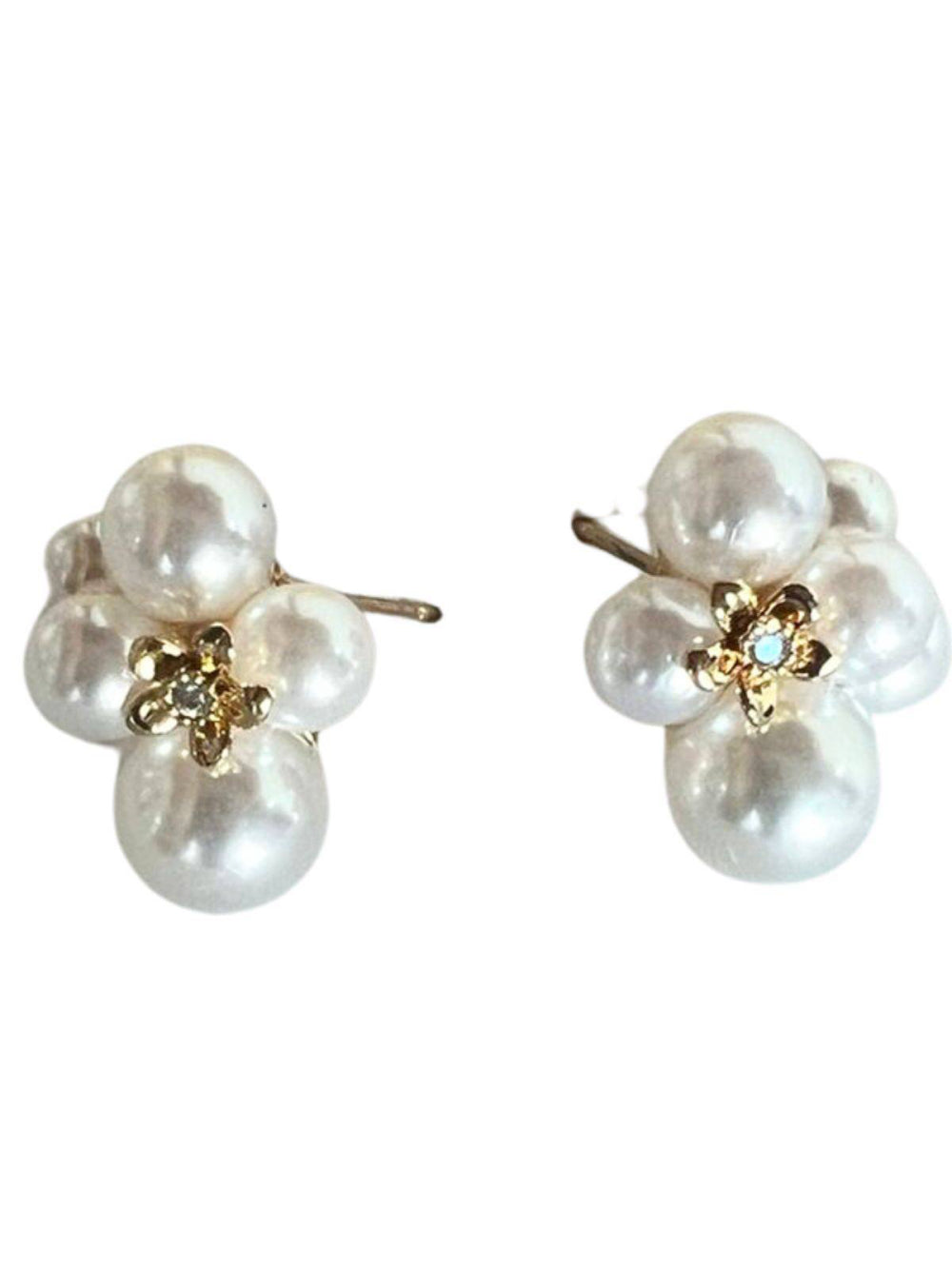 Brinco Nuvem de Pérolas Bijuteria Delicada Festa Noiva