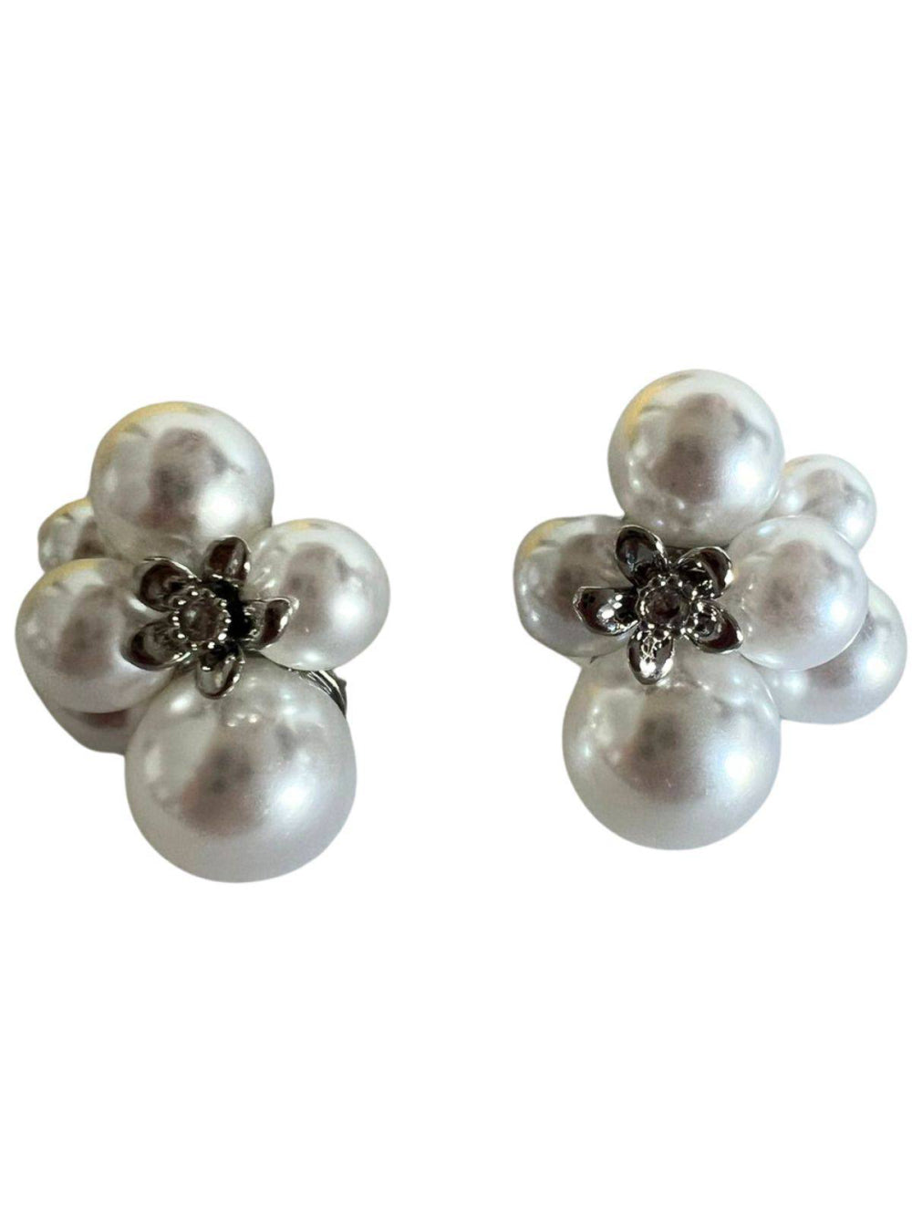 Brinco Nuvem de Pérolas Bijuteria Delicada Festa Noiva