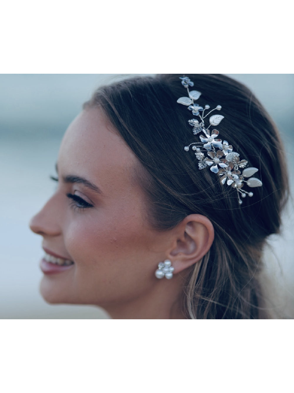 Brinco Nuvem de Pérolas Bijuteria Delicada Festa Noiva