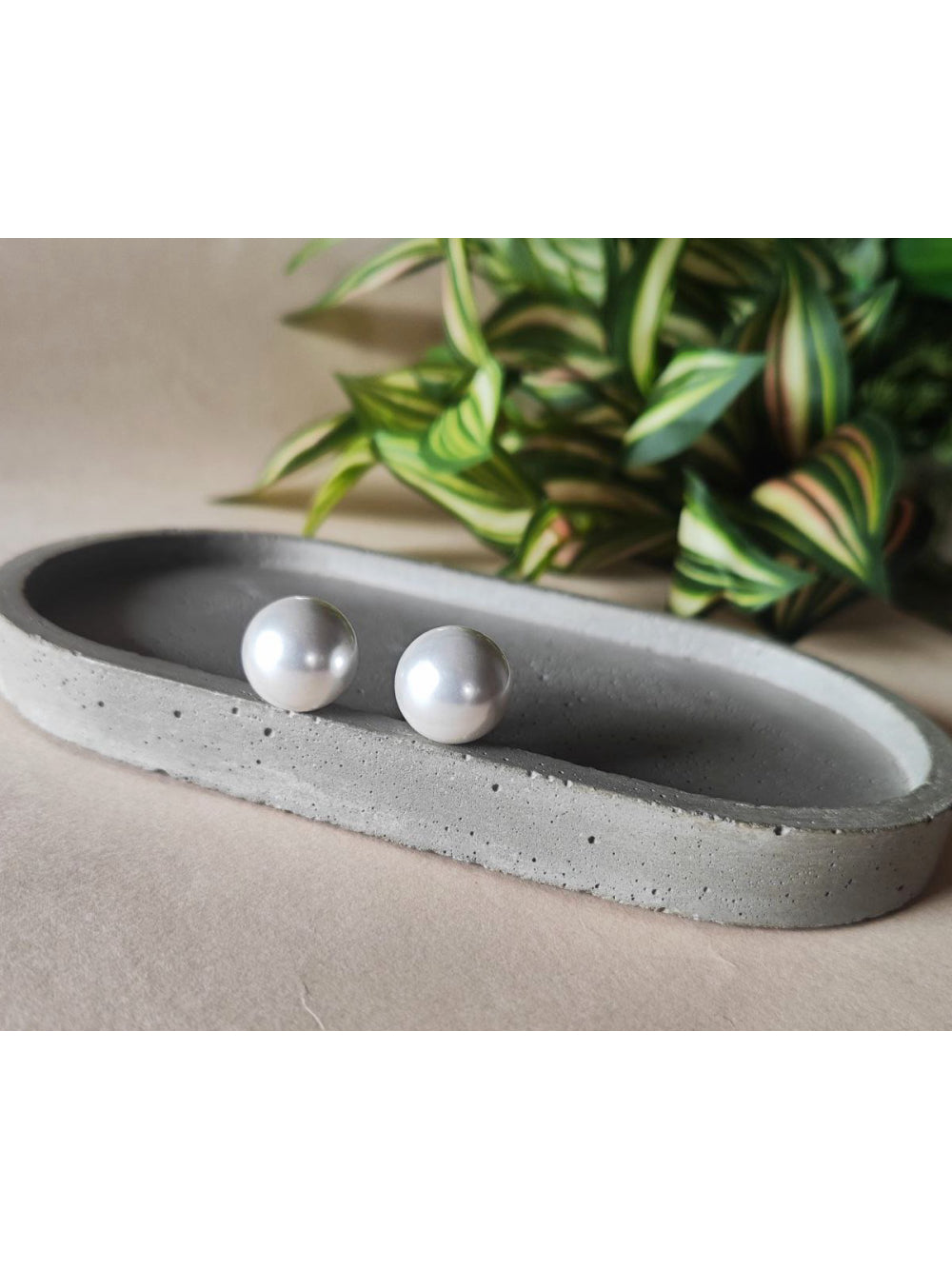 Brinco Bolão Pérola Clássico Elegante