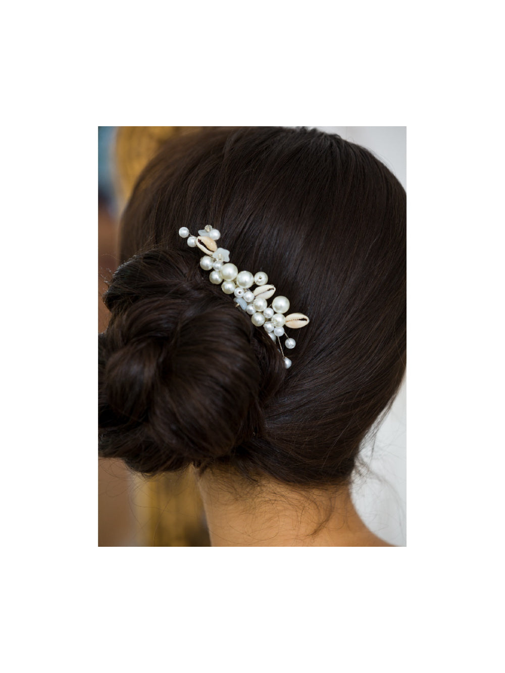 Arranjo de Cabelo para Noivas Grinalda Búzios Pérola Praia