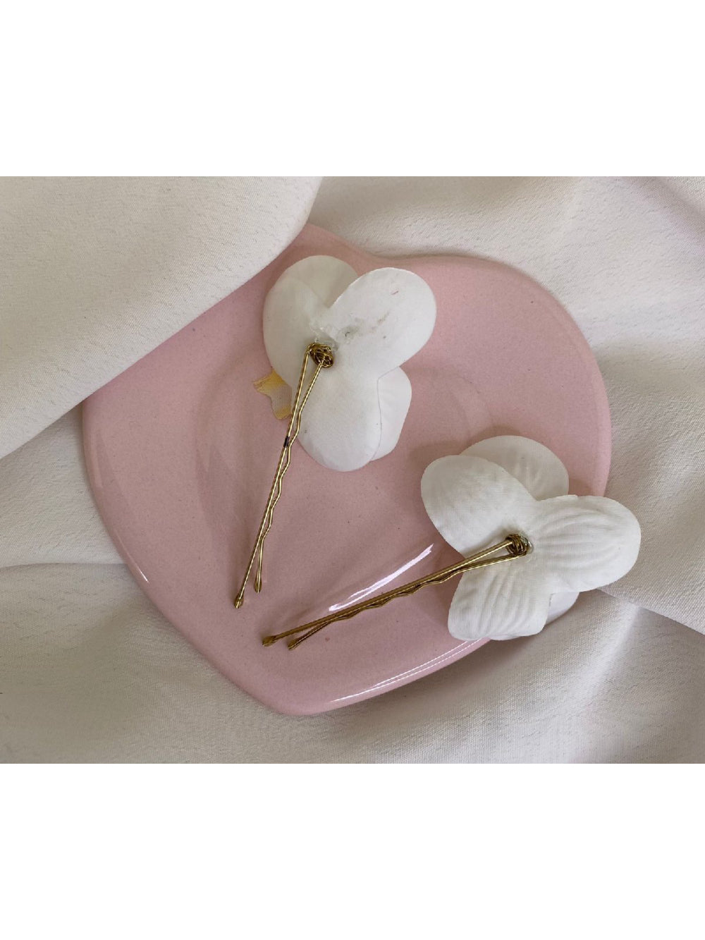 Par de Enfeite de Cabelo para Noivas Orquídeas Pin Praia