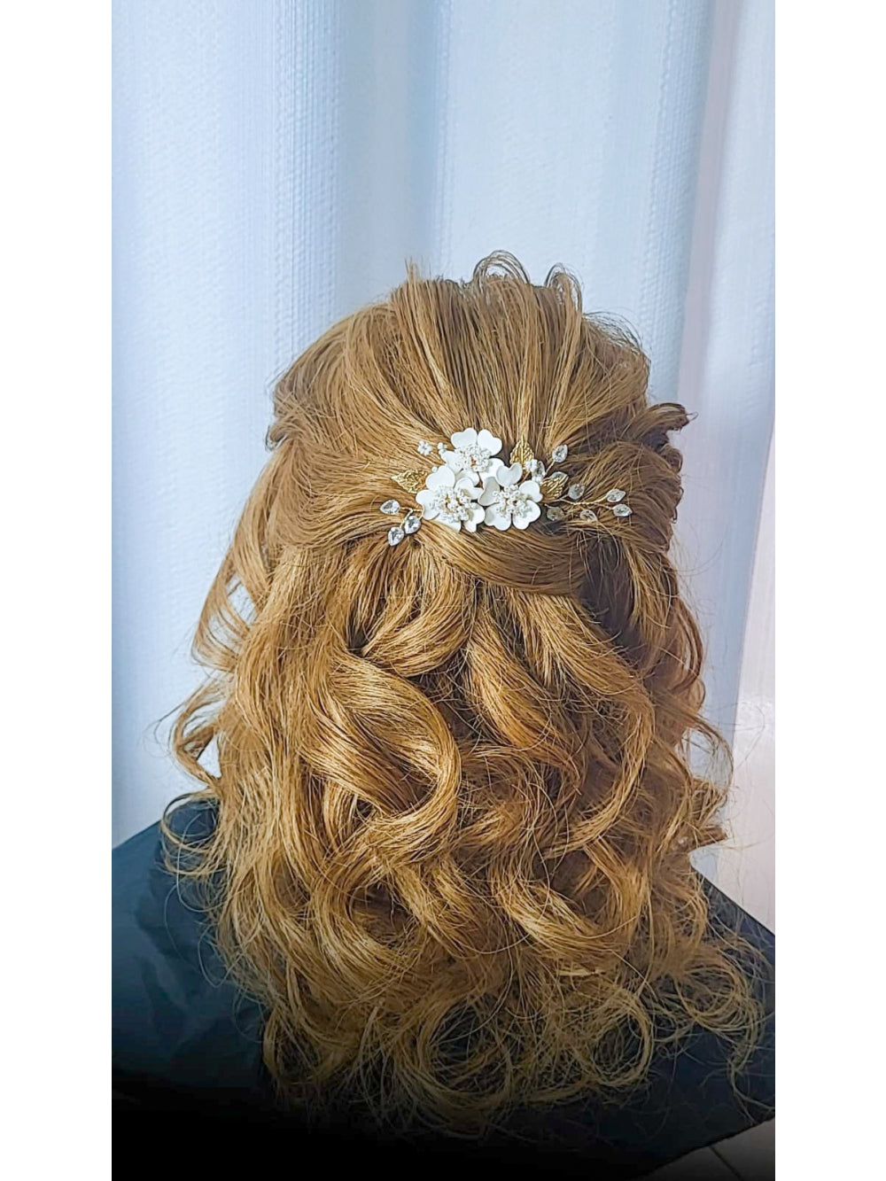 Grinalda Enfeite de Cabelo para Noivas