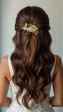 Mini Presilha Floral Nude Fulnanas de Tal