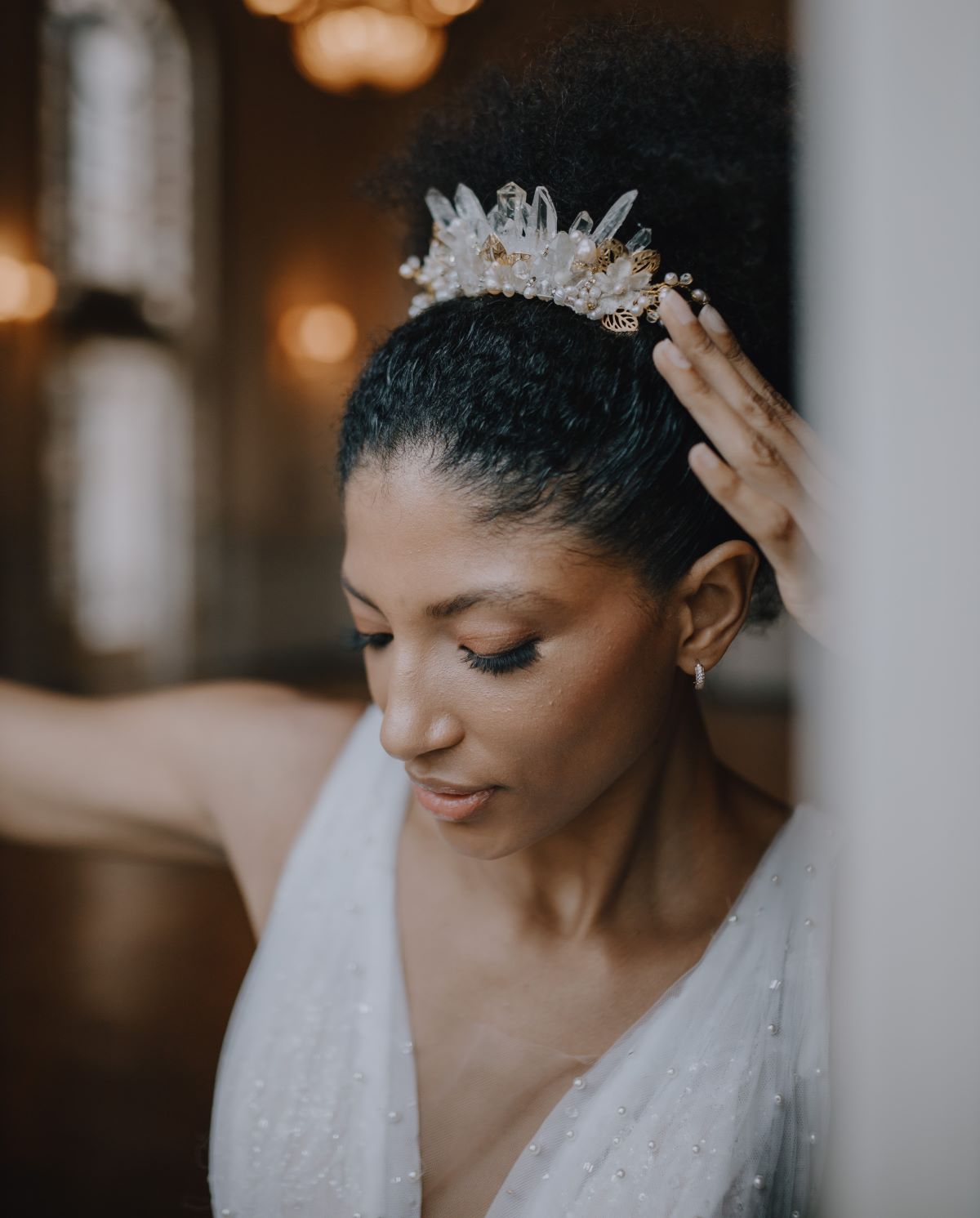 Coroa de Noiva em Cristais Fulanas de Tal
