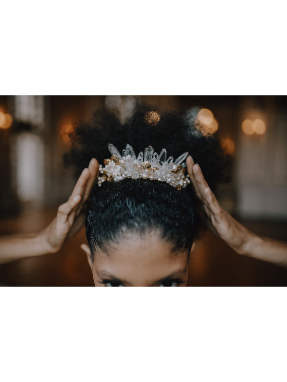 Coroa de Noiva em Cristais Fulanas de Tal