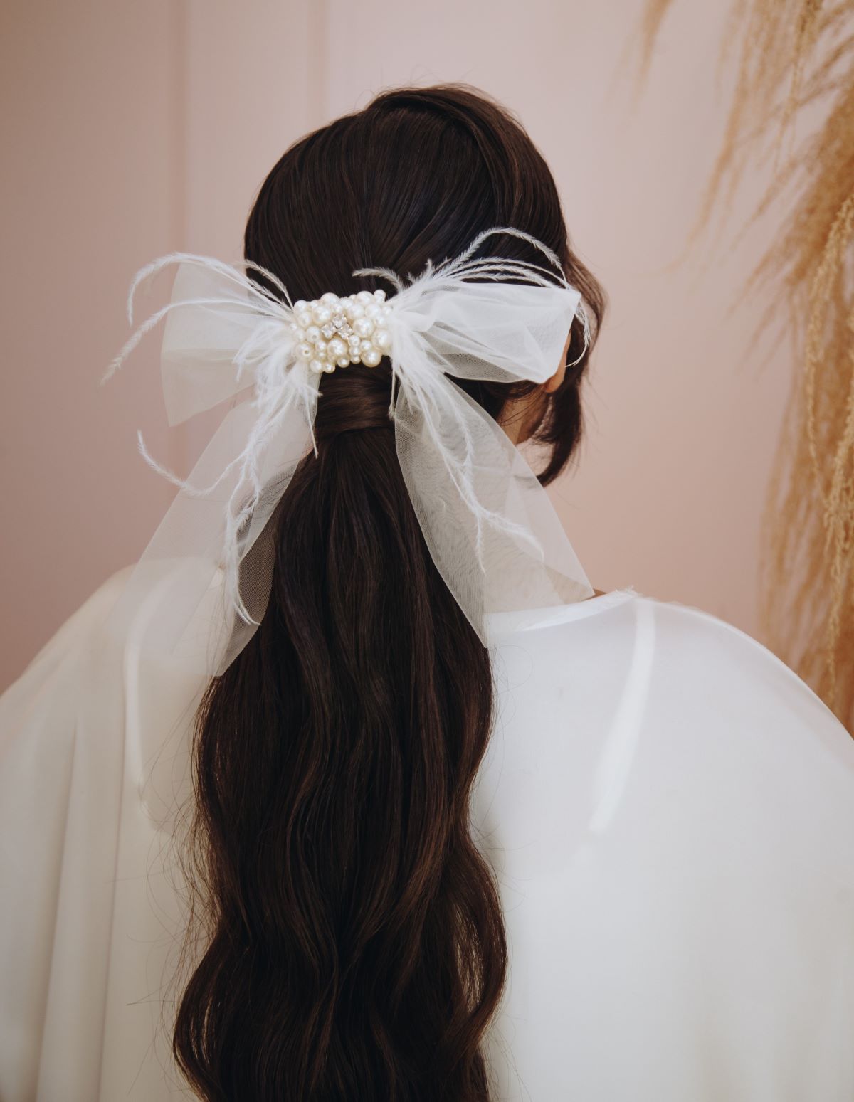 Laço Tule Pérolas Fulanas de Tal