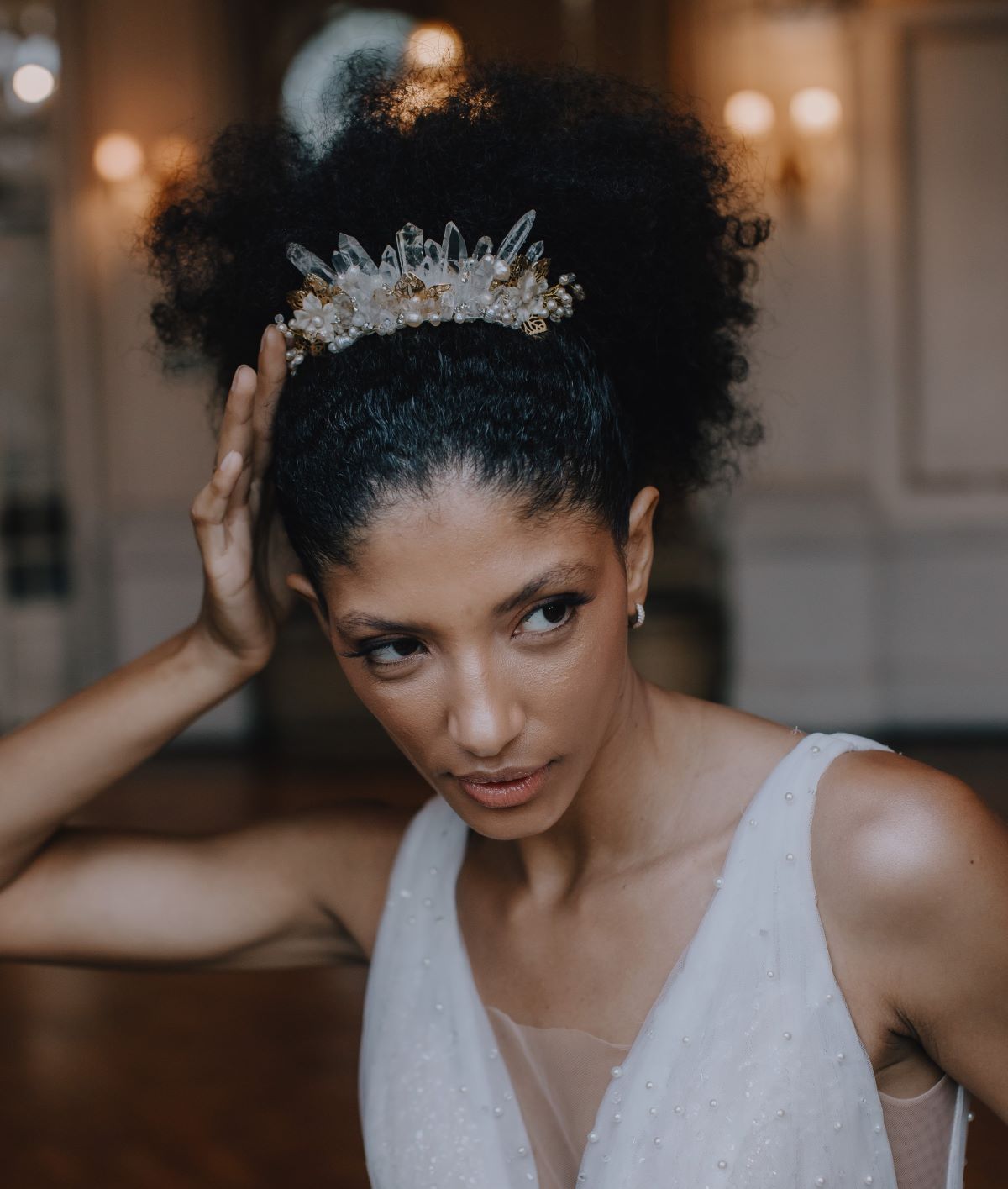 Coroa de Noiva em Cristais Fulanas de Tal