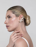 Brinco Ear Cuff para Noiva Flores de Laranjeira  Fulanas de Tal
