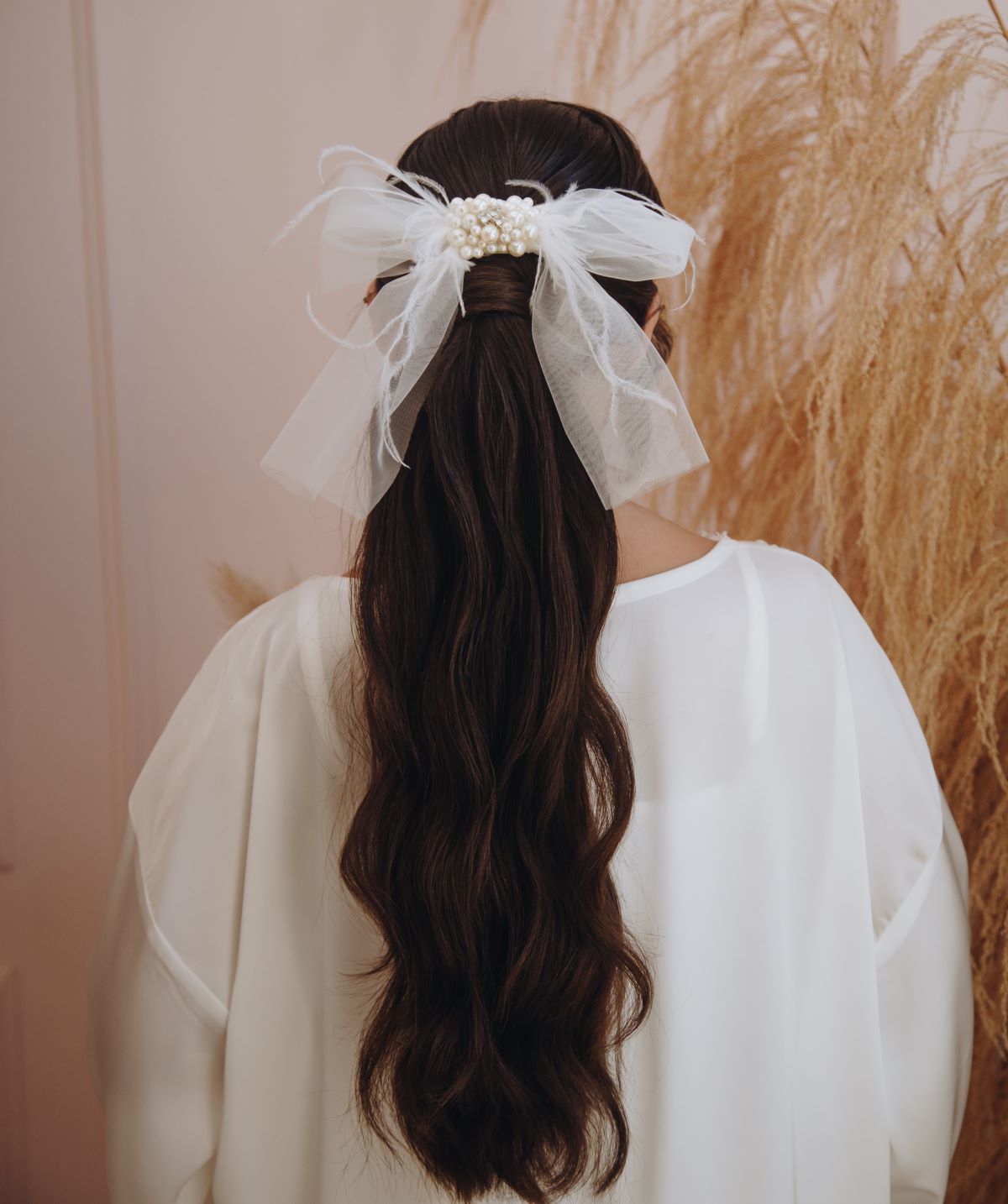 Laço Tule Pérolas Fulanas de Tal