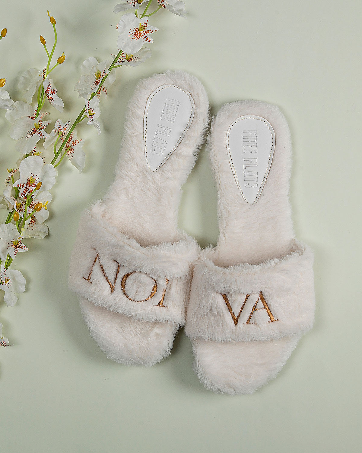 Pantufa Noiva Pelúcia Celebration Shoes
