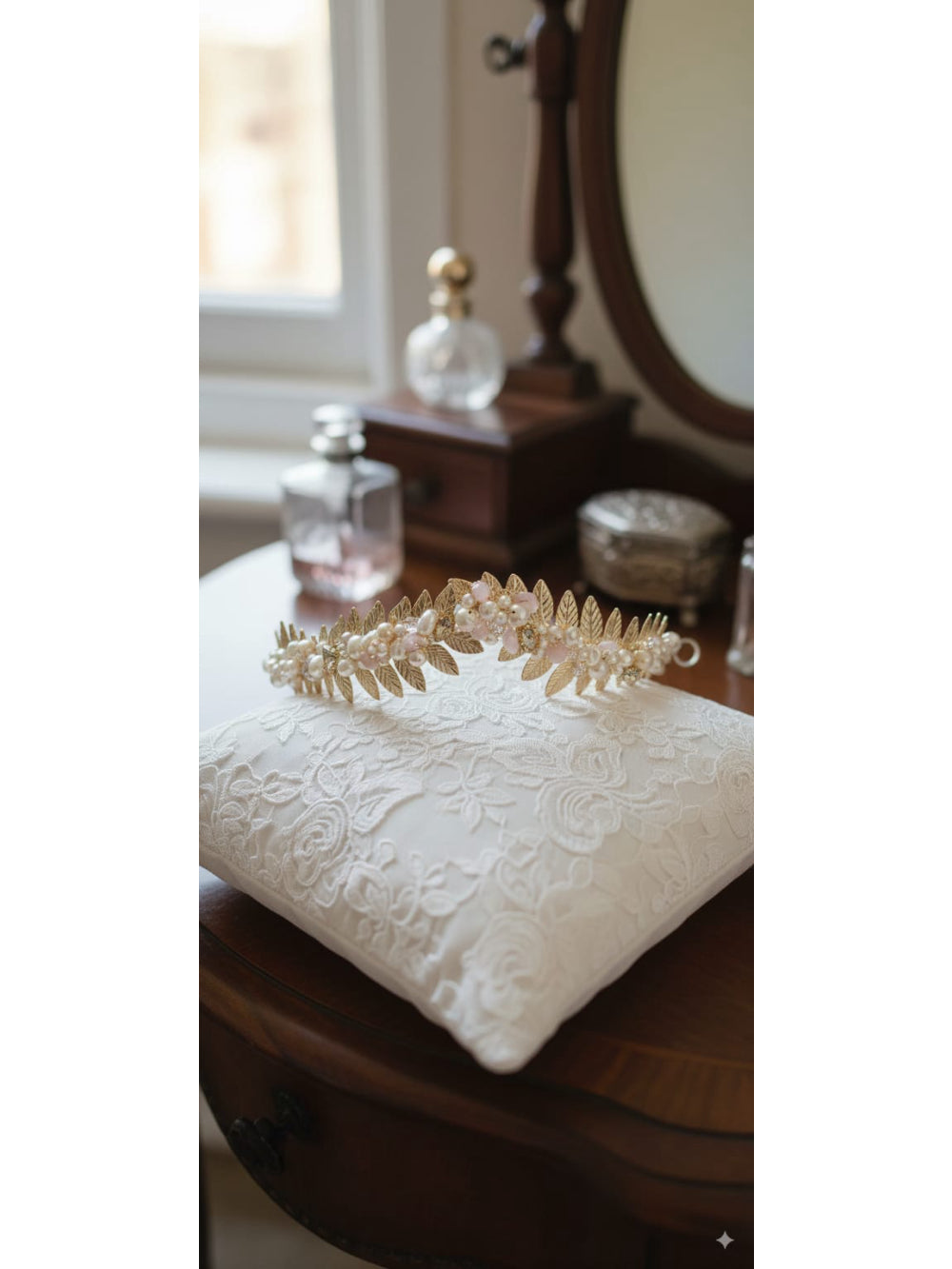 Tiara de noiva Jade Minelli Atelier