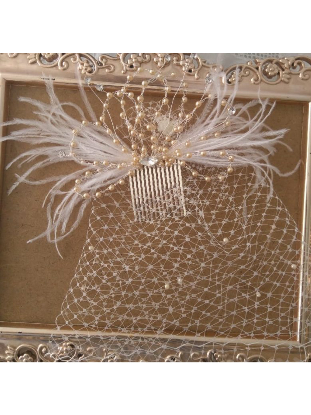 Voilette de Noiva Plumas Minelli Atelier
