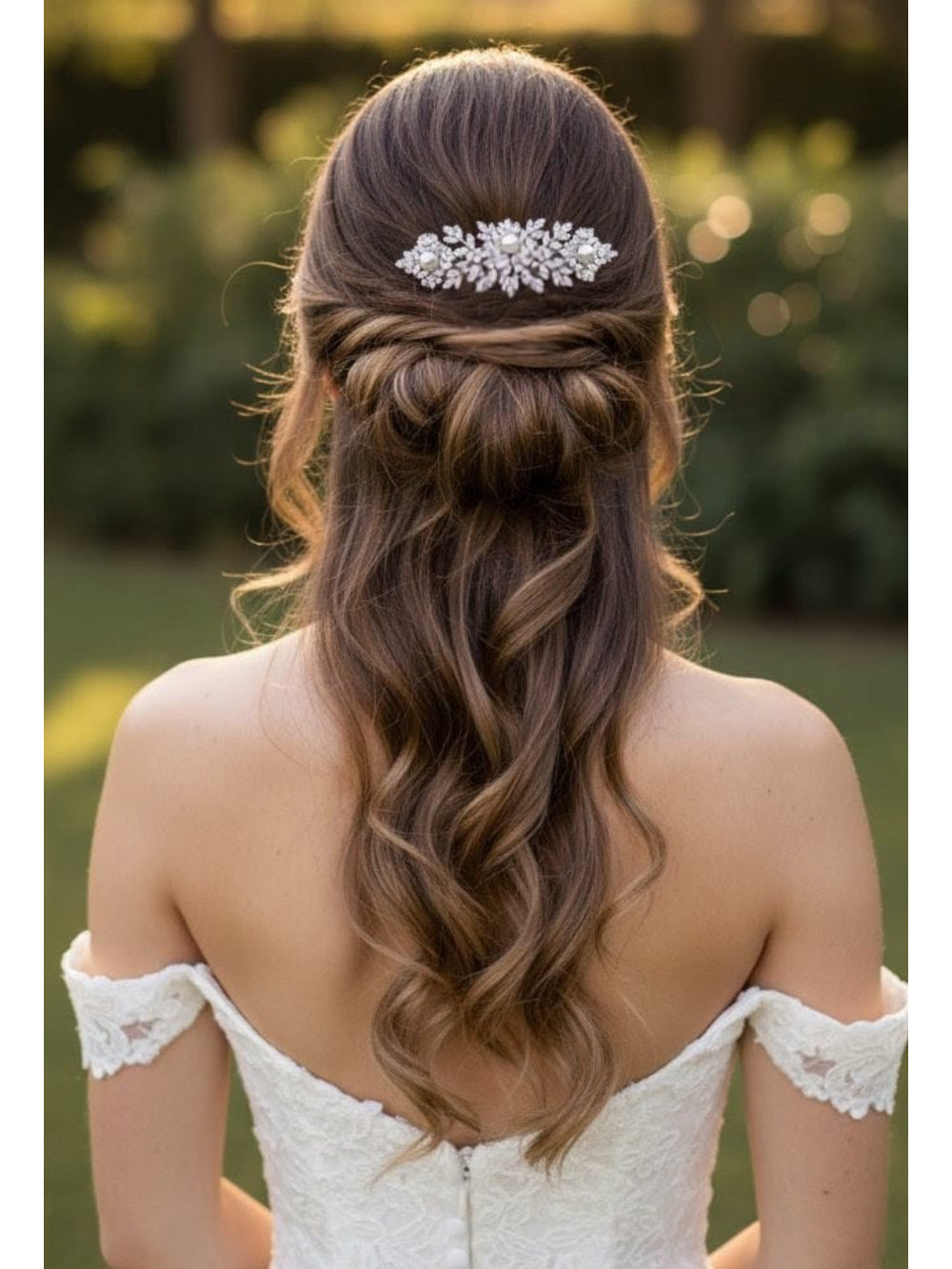 Grinalda de noiva Classic Minelli Atelier