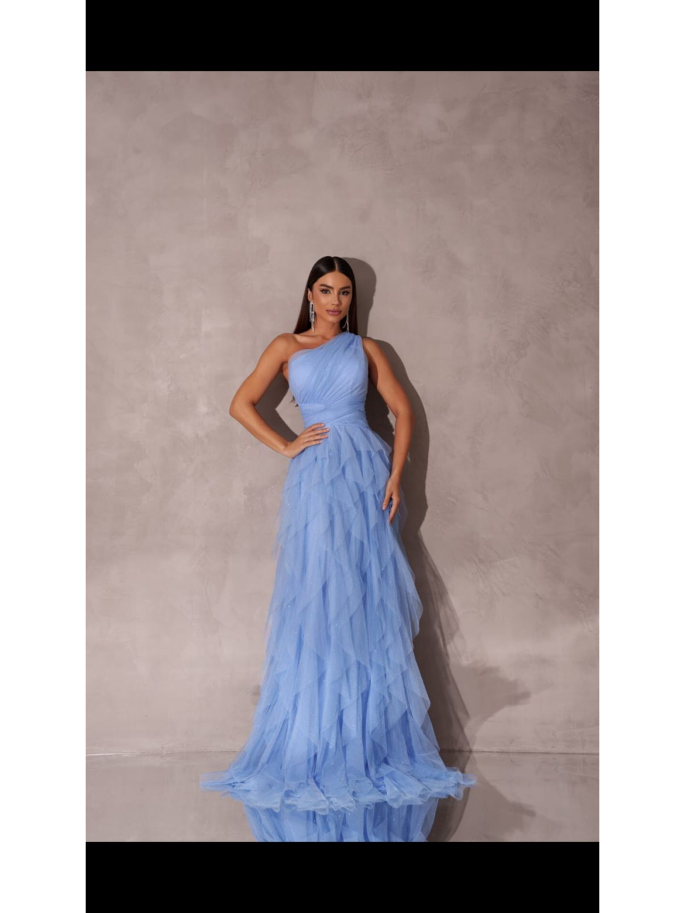 Vestido de Festa Tule e Glitter Galla Dress