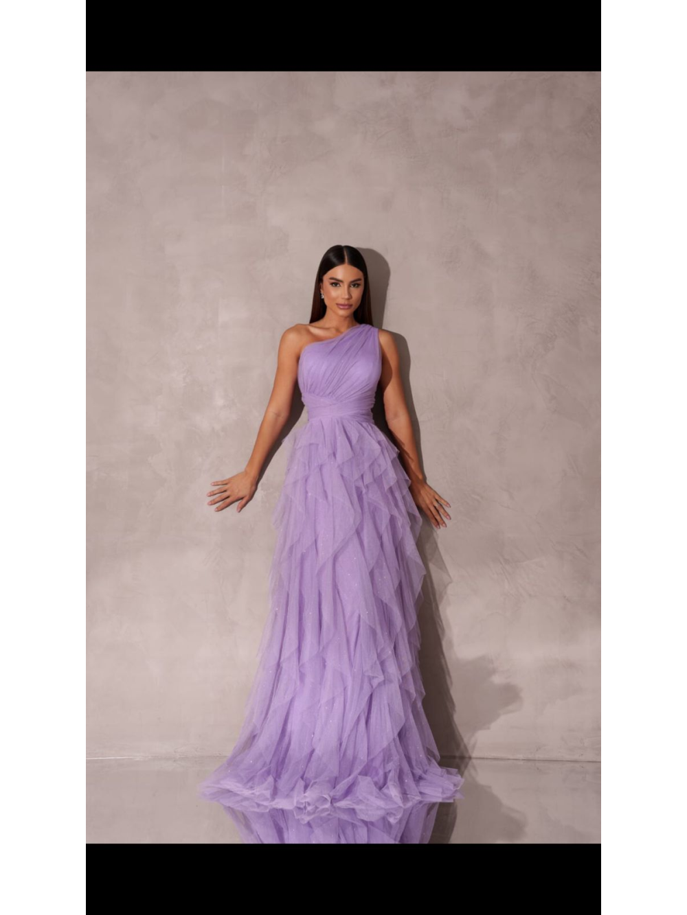 Vestido de Festa Tule e Glitter Galla Dress