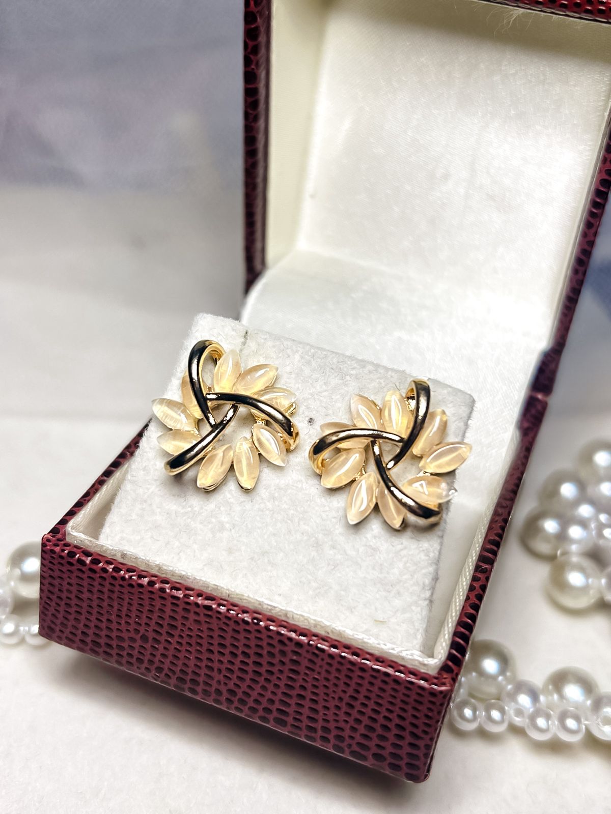 Brinco de Noiva Petalas de Opala Bride Boutique
