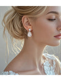 Brinco de Noiva e Festa Gota de Zircônia Delicado Bride Boutique