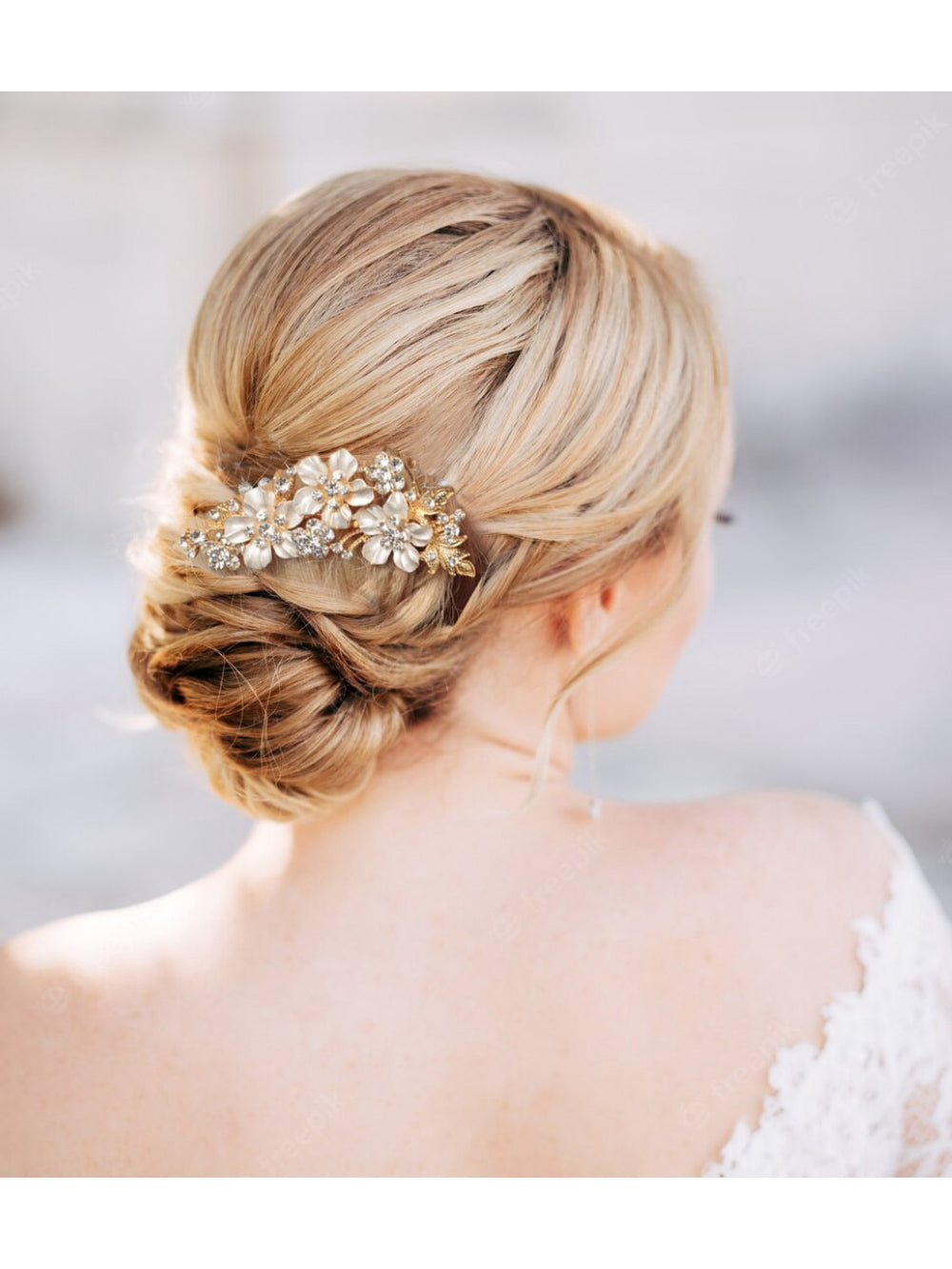 Pente de Noiva Orquidea Melissa Bride Boutique