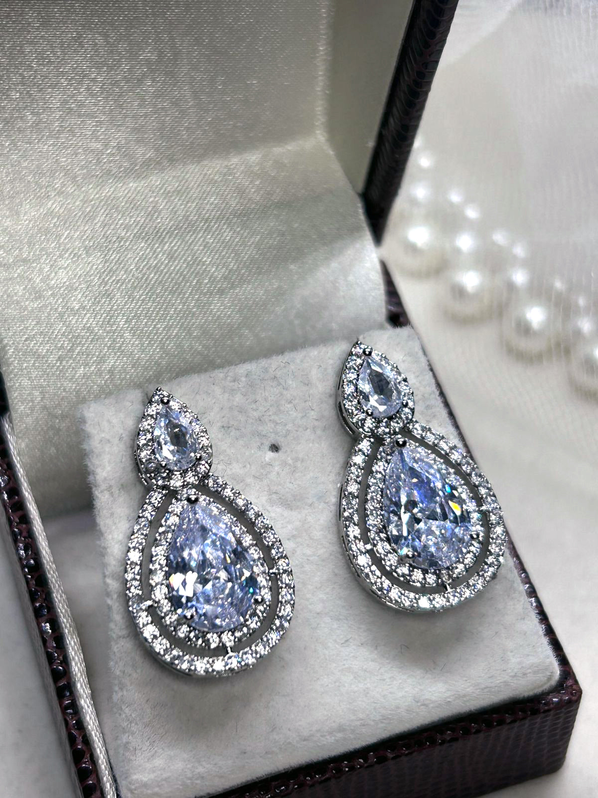 Brinco de Noiva e Festa Gota de Zircônia Veronica Bride Boutique