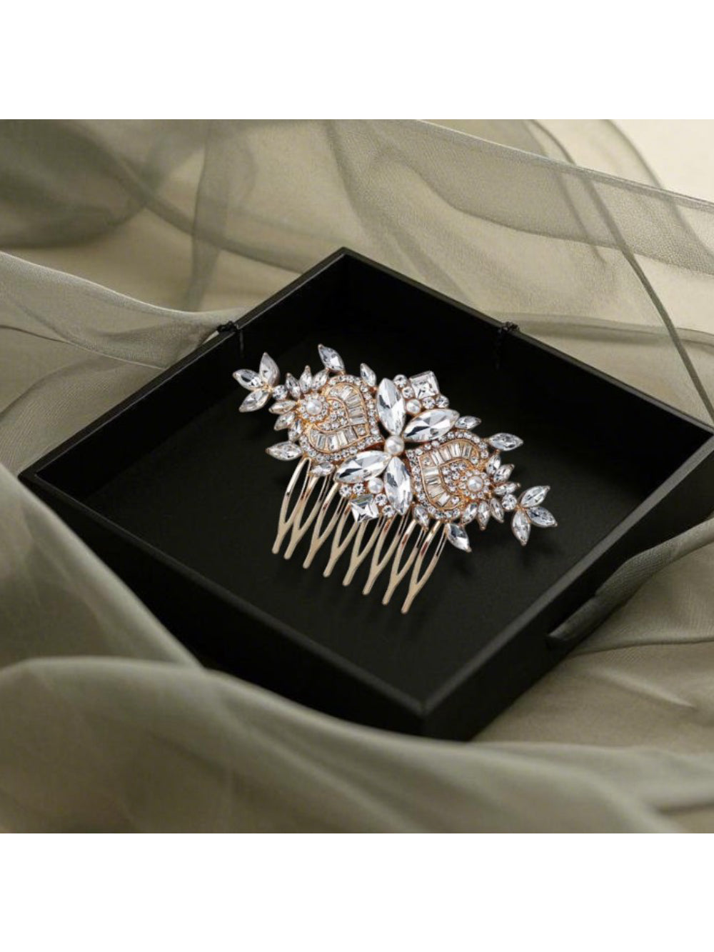 Pente de Noiva Arranjo Ayla Bride Boutique