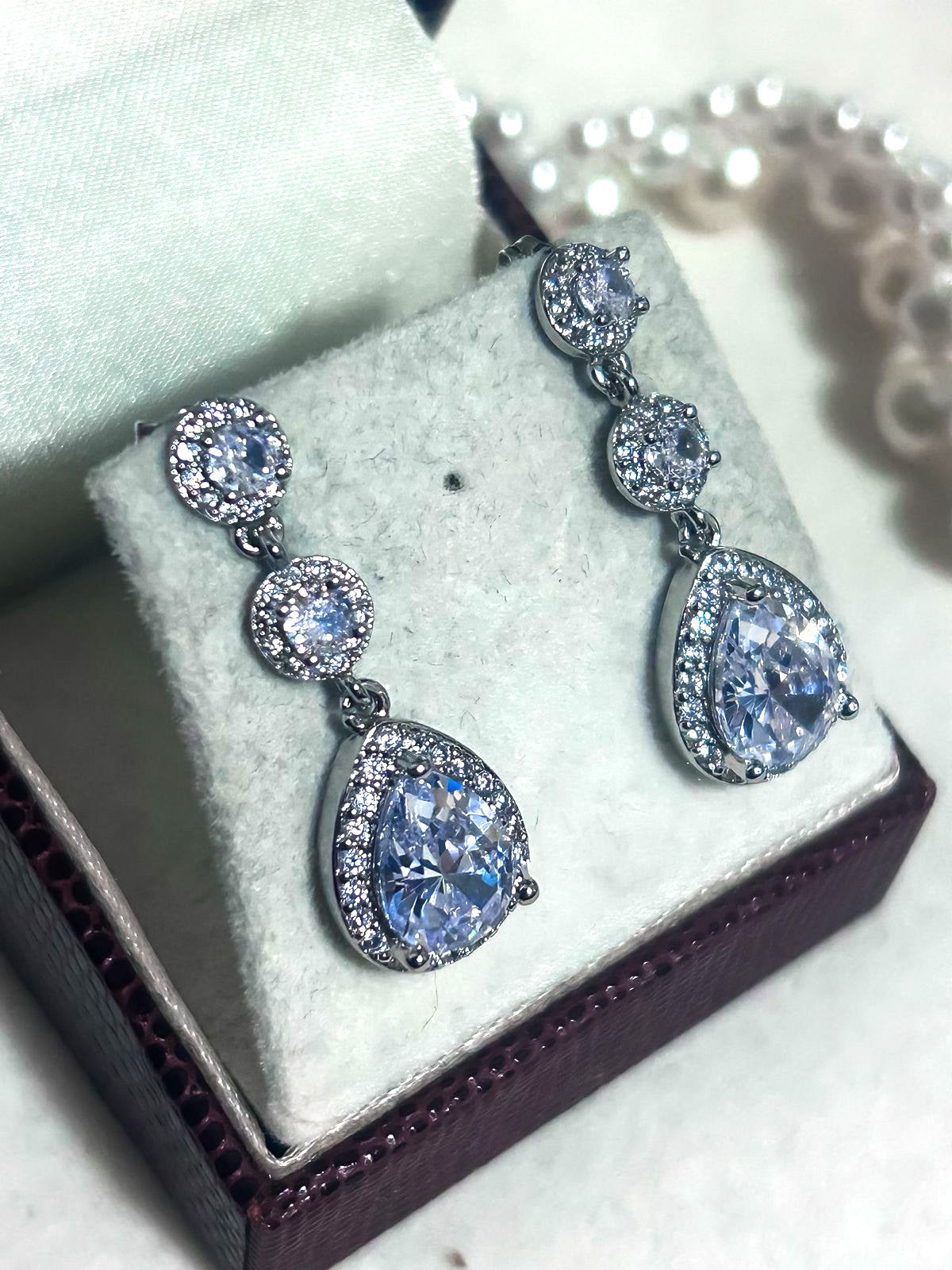 Brinco de Noiva e Festa Gota de Zircônia Iris Bride Boutique