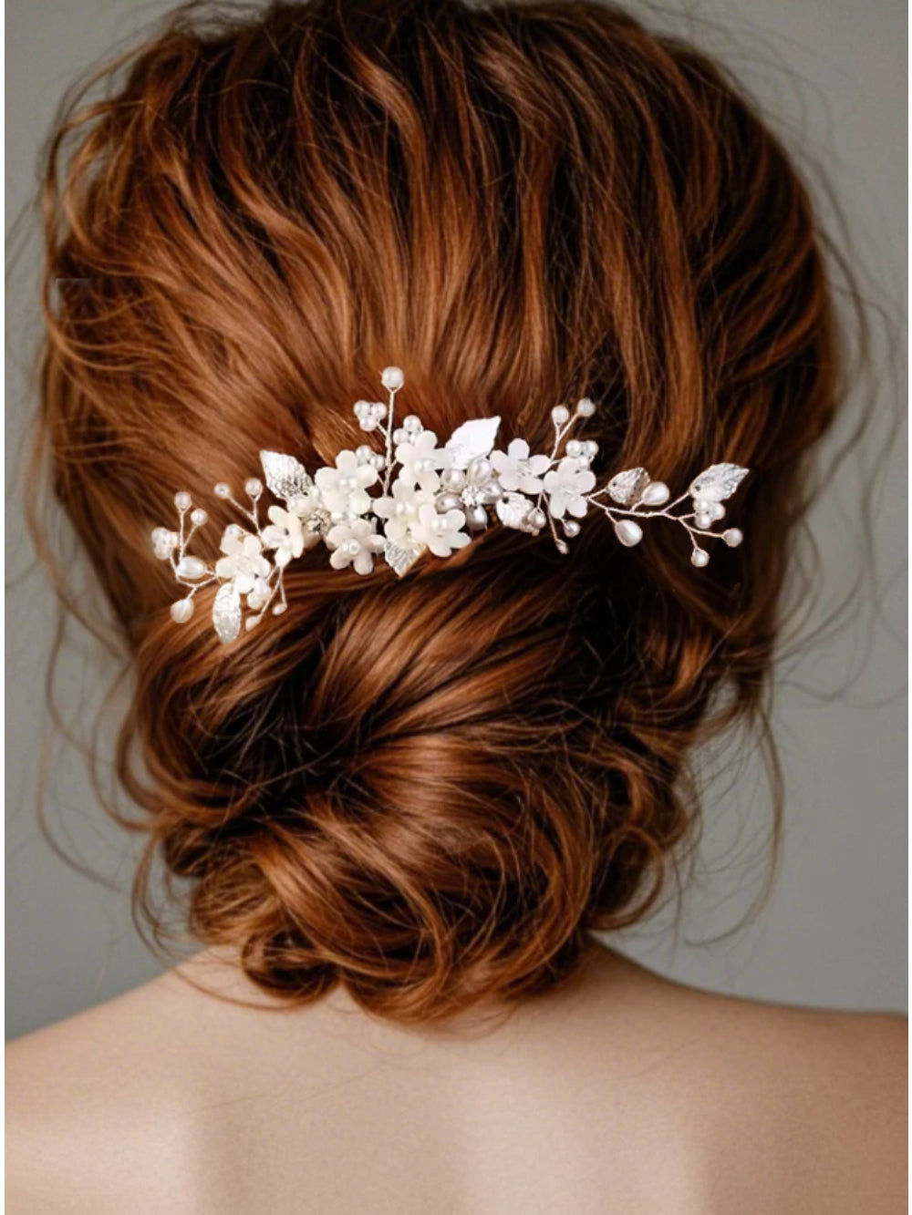Pente de Noiva Floral Eva Bride Boutique