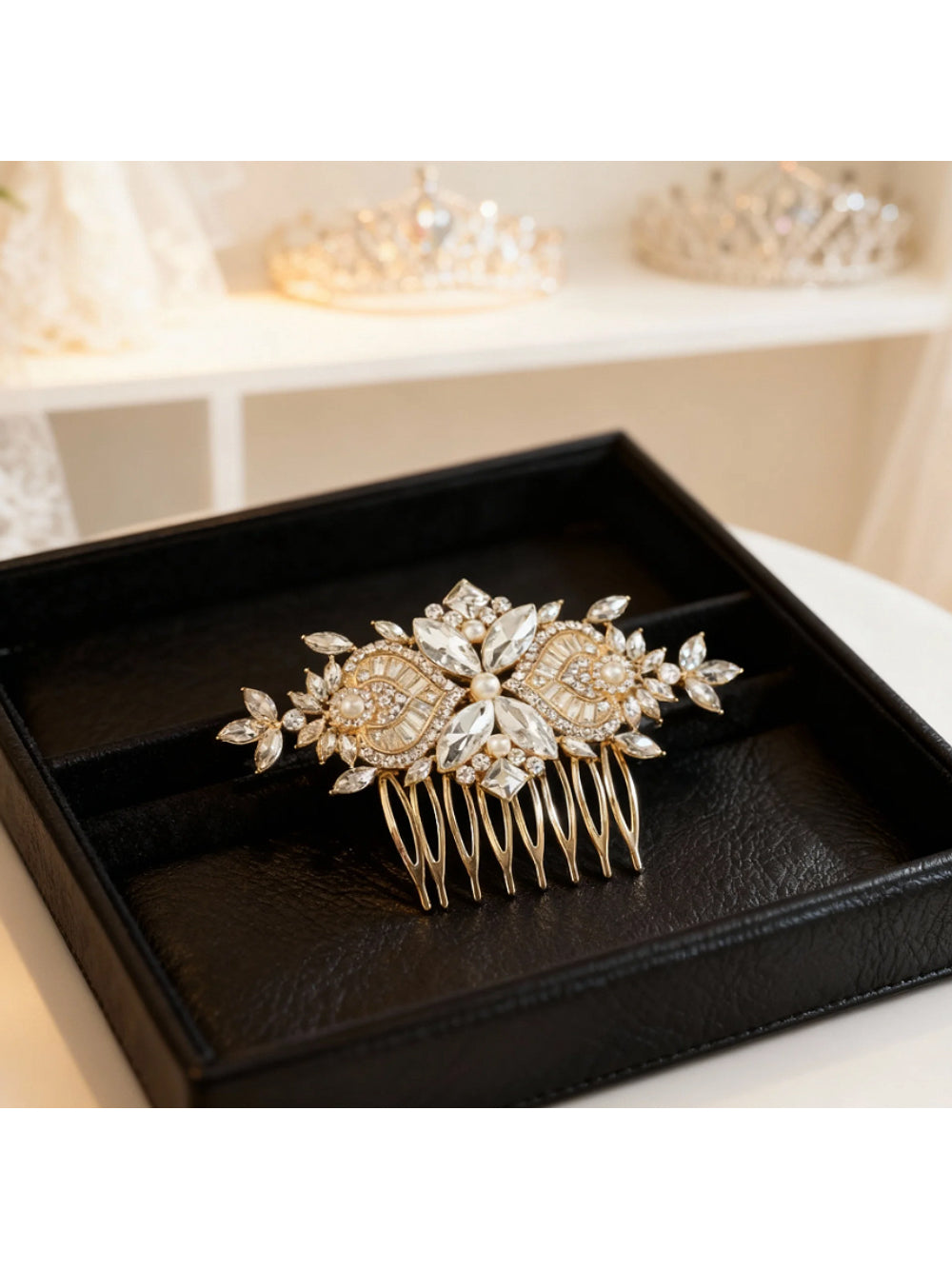 Pente de Noiva Arranjo Ayla Bride Boutique