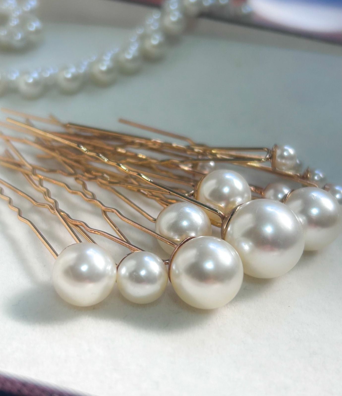 Grampo de Noiva Conjunto de Perolas 10 Pins Bride Boutique