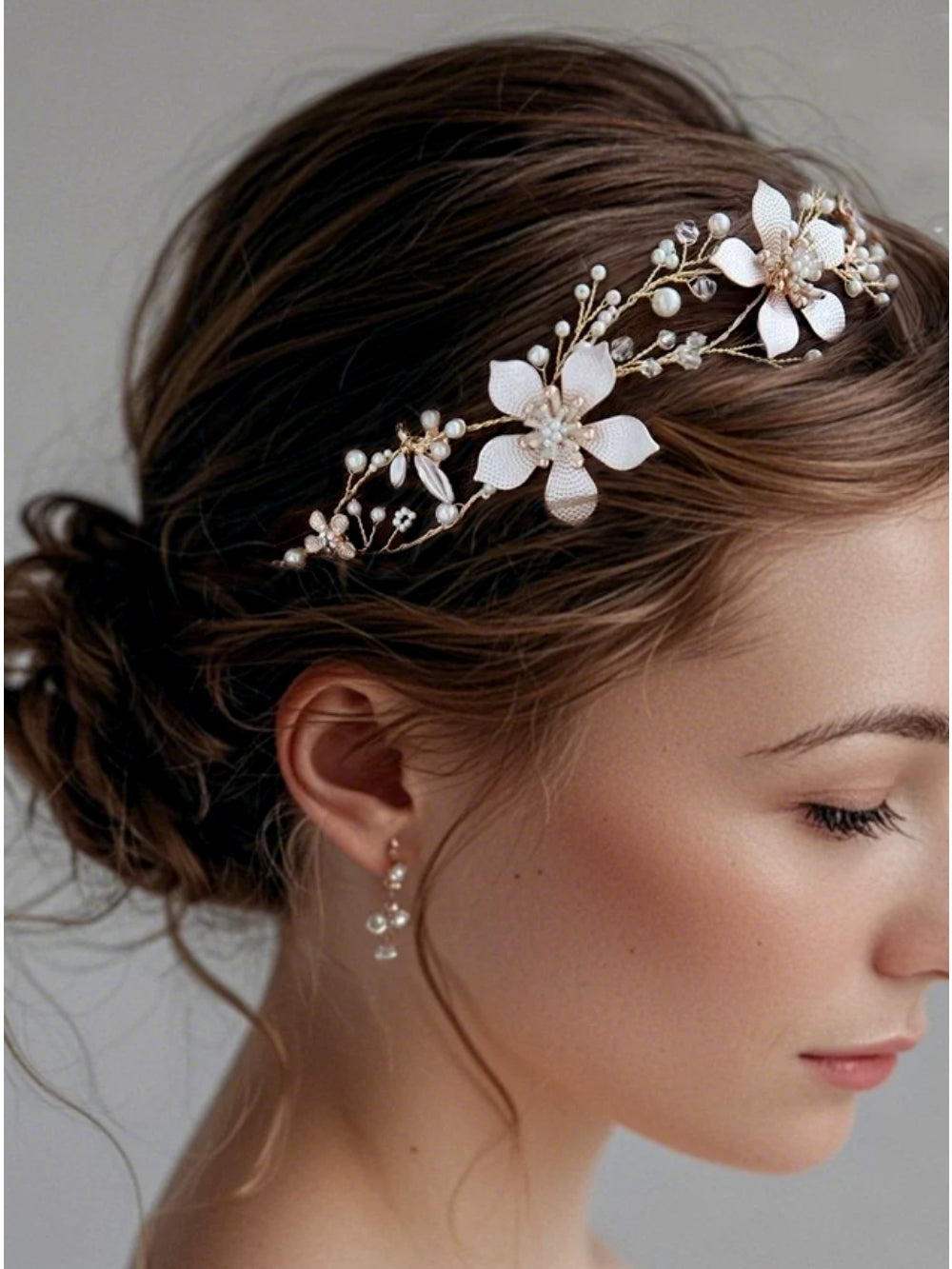 Arranjo de Noiva Grinalda Georgia Bride Boutique