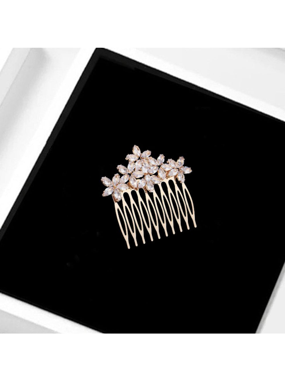 Pente de Noiva Flor de Prata Bride Boutique