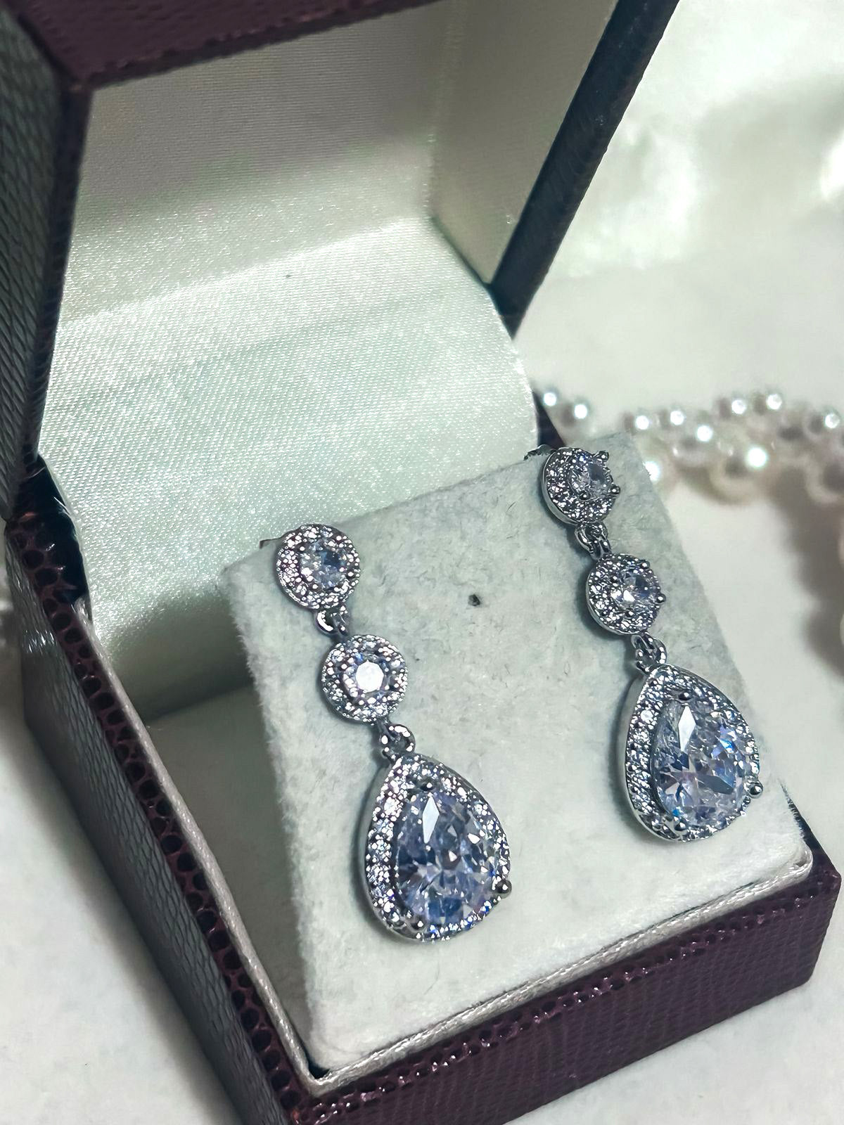 Brinco de Noiva e Festa Gota de Zircônia Iris Bride Boutique