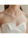 Colar Riviera Zircônia Banho de Rodio Bride Boutique