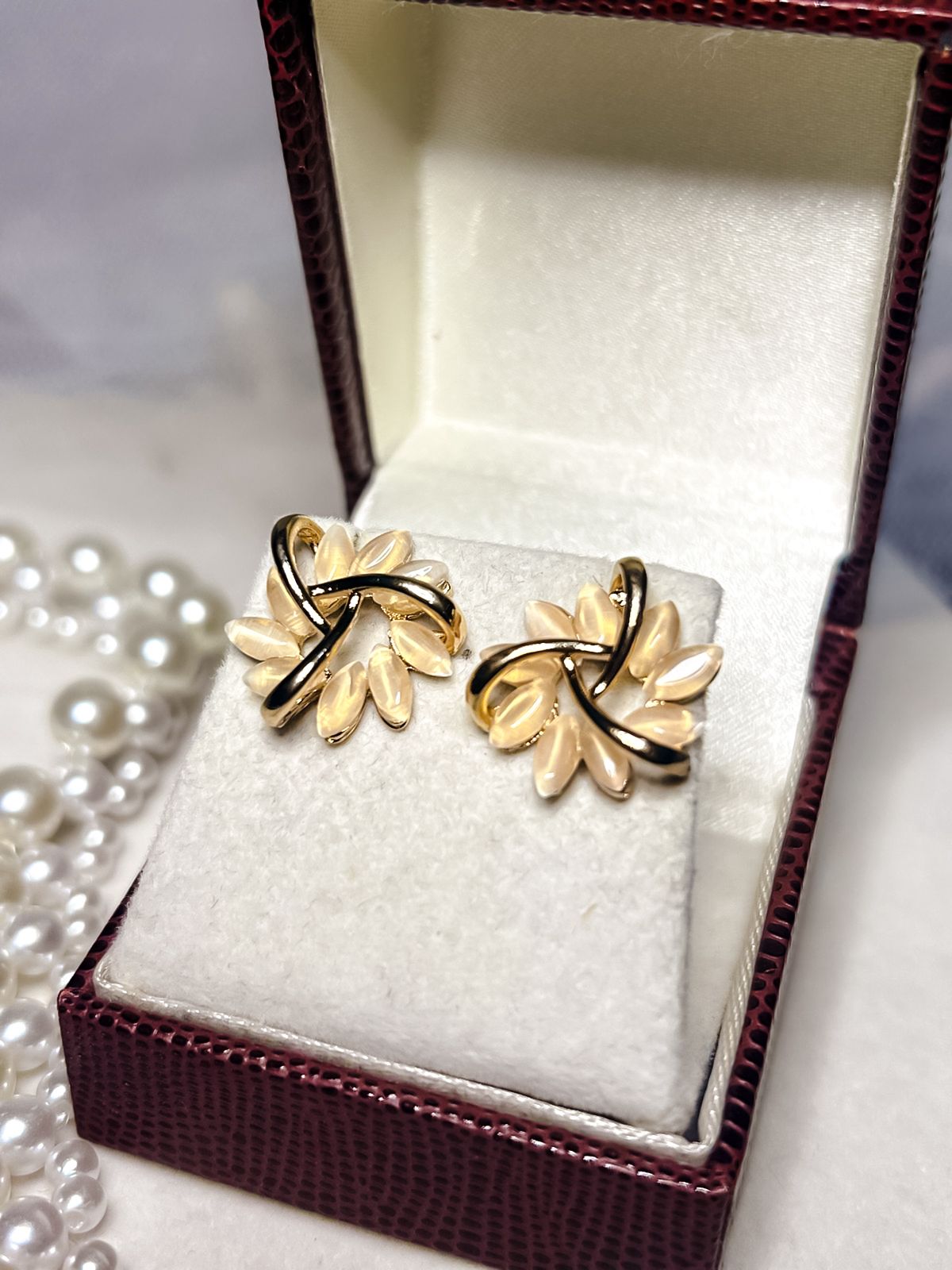 Brinco de Noiva Petalas de Opala Bride Boutique