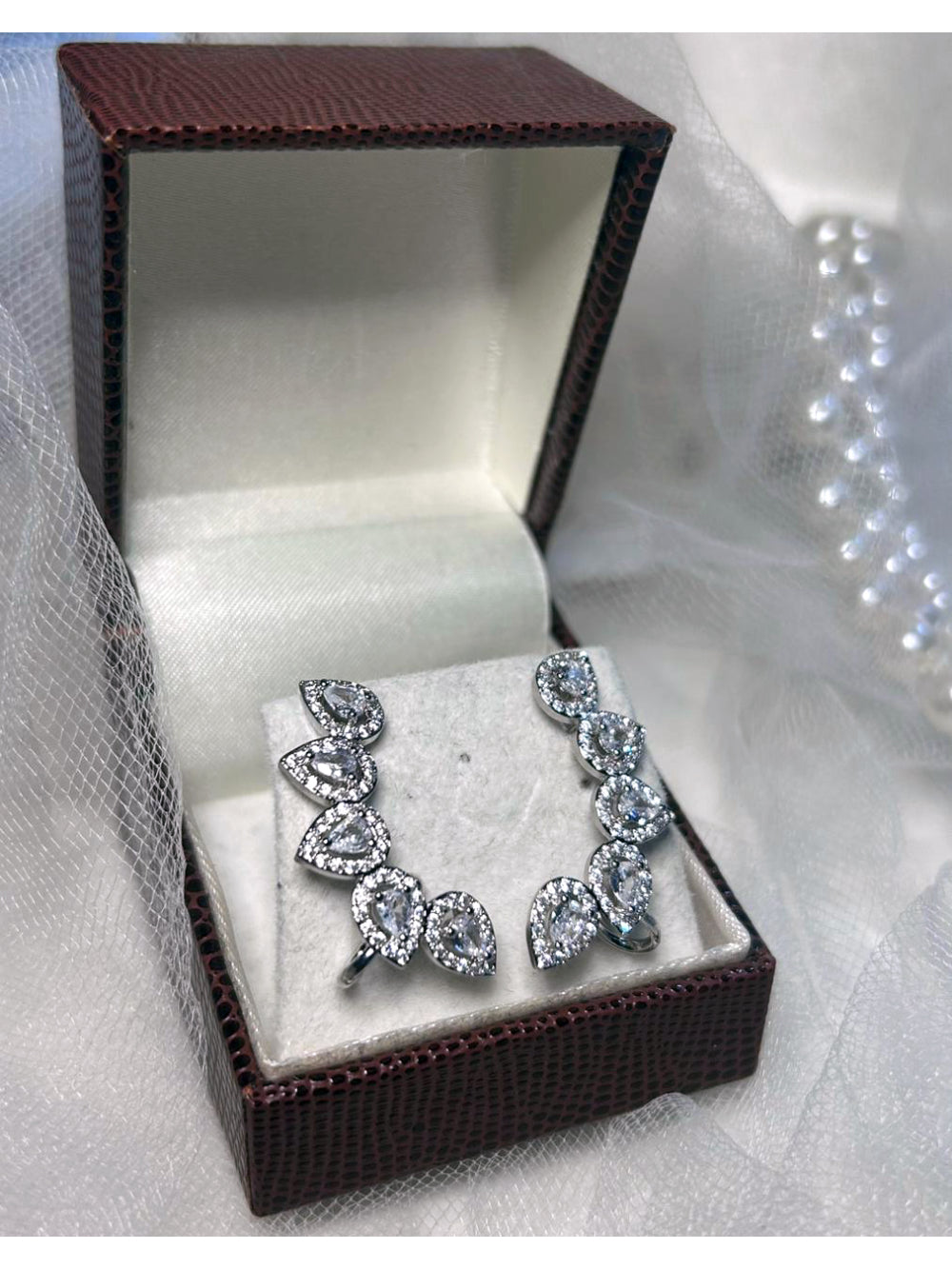 Brinco Ear Cuff de Noiva Monique Bride Boutique