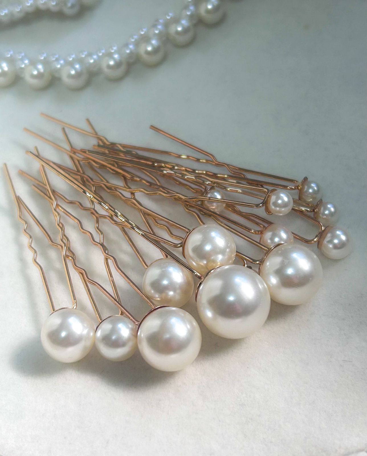 Grampo de Noiva Conjunto de Perolas 10 Pins Bride Boutique