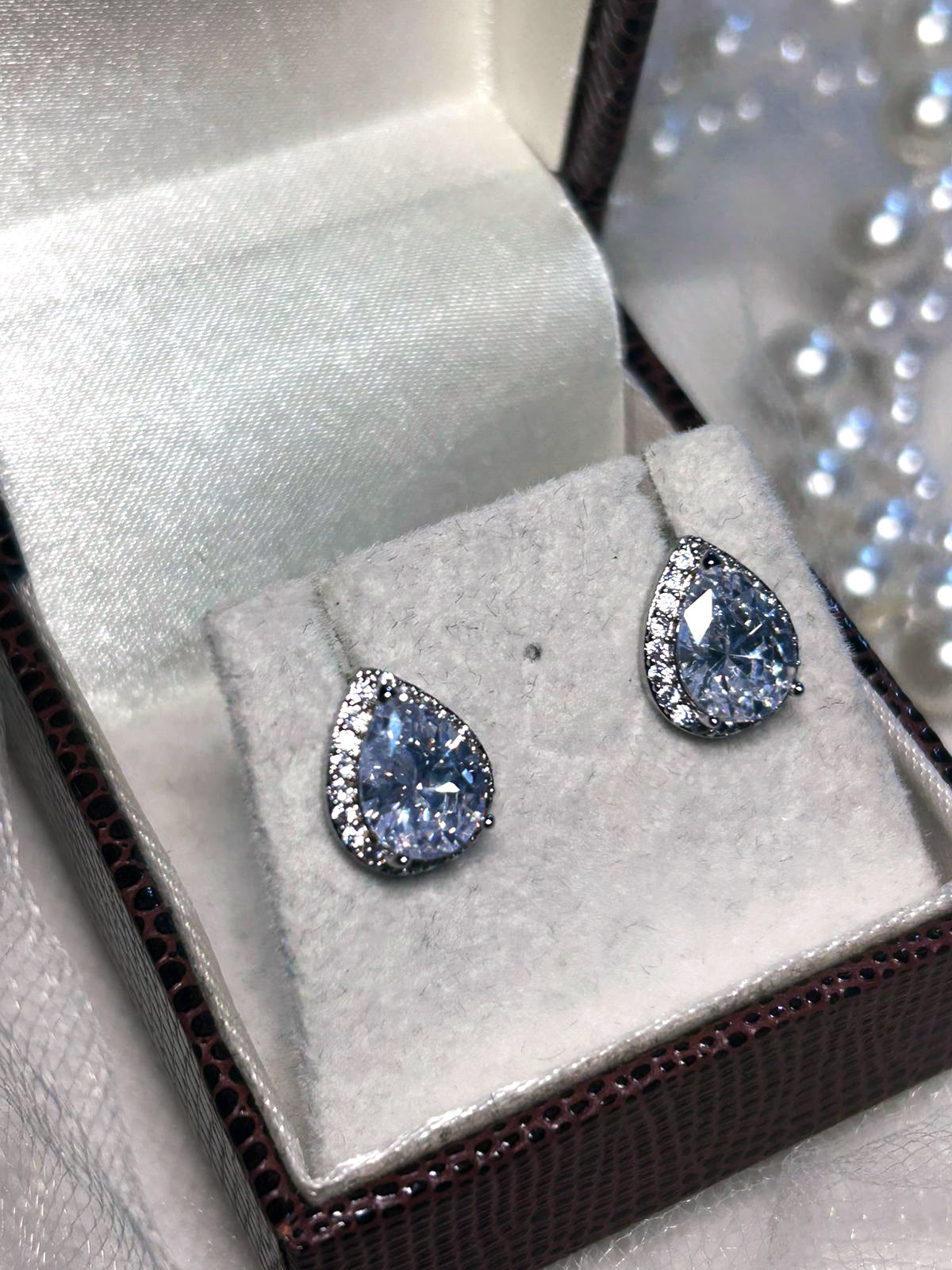 Brinco de Noiva Gota de Zircônia P Bride Boutique
