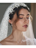 Tiara de Noiva Floral Camélia Bride Boutique