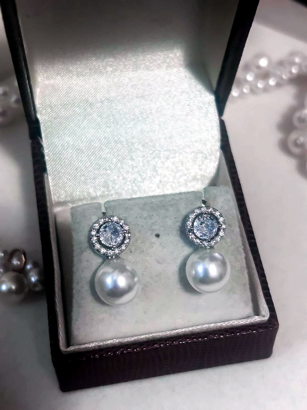 Brinco de Noiva e Festa Perola e Zircônia Bride Boutique
