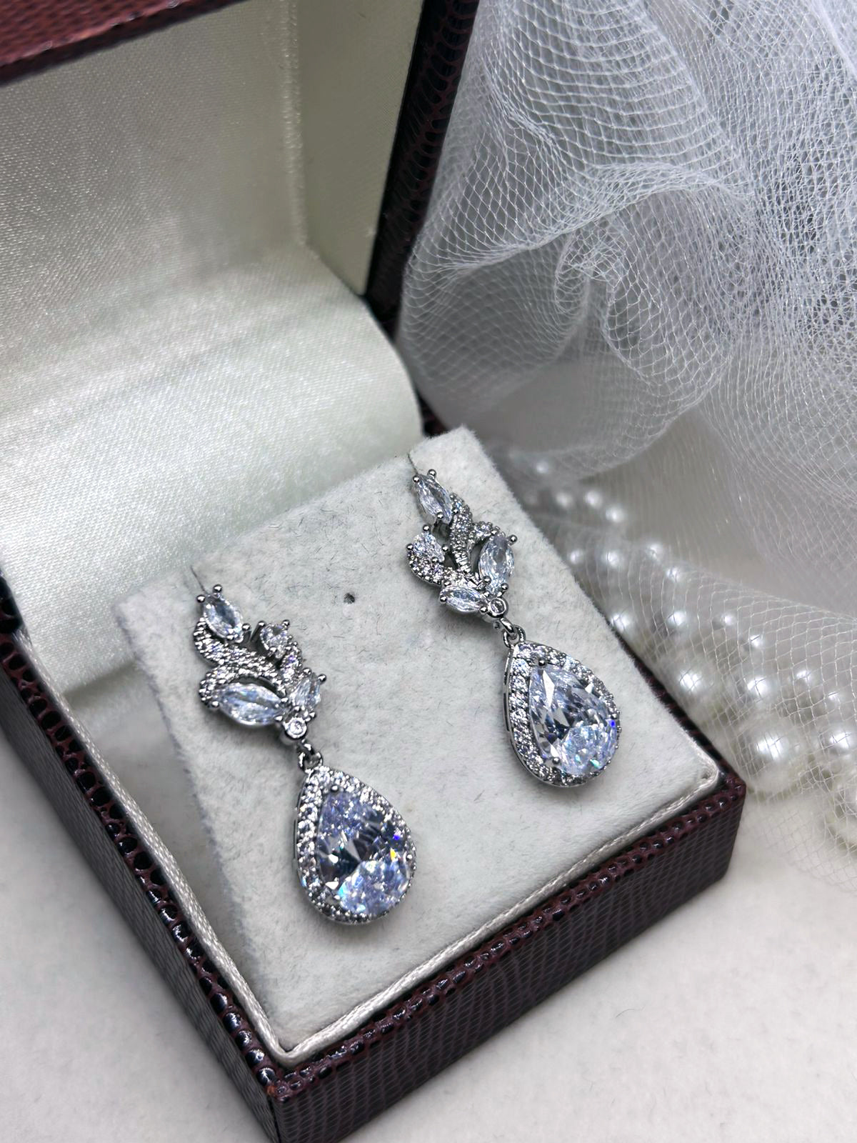 Brinco de Noiva e Festa Gota de Zircônia Lana Bride Boutique