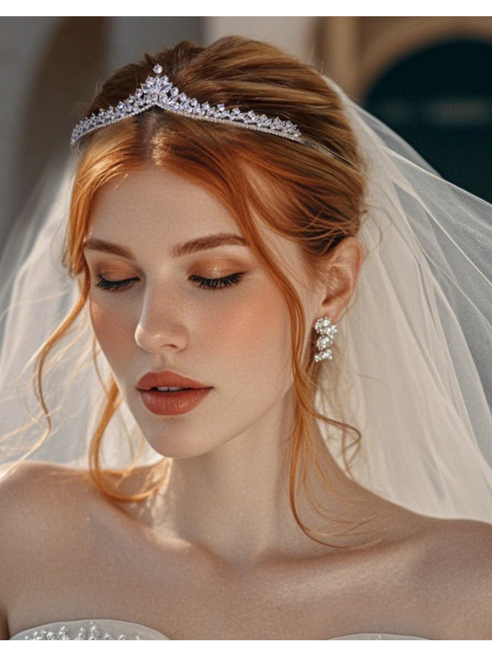 Tiara de Noiva Zircônia Charlotte Bride Boutique