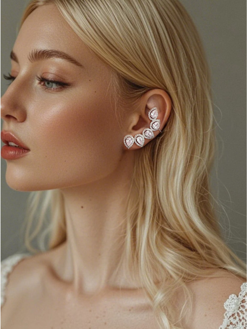 Brinco Ear Cuff de Noiva Monique Bride Boutique